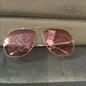 FENDI 64mm Oversized Lenticular Aviator sunglasses Fendi | Accessories | Fendi 64mm Oversized Lenticular  main image 2